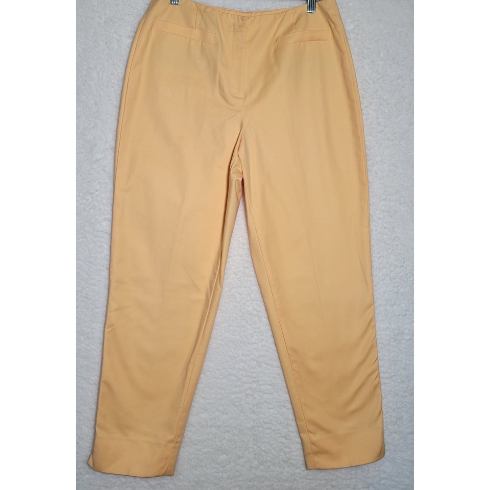 Talbots Collection Dress Pants Women's 10 Stretch Flat Front *See Pics‎ Hem 0173